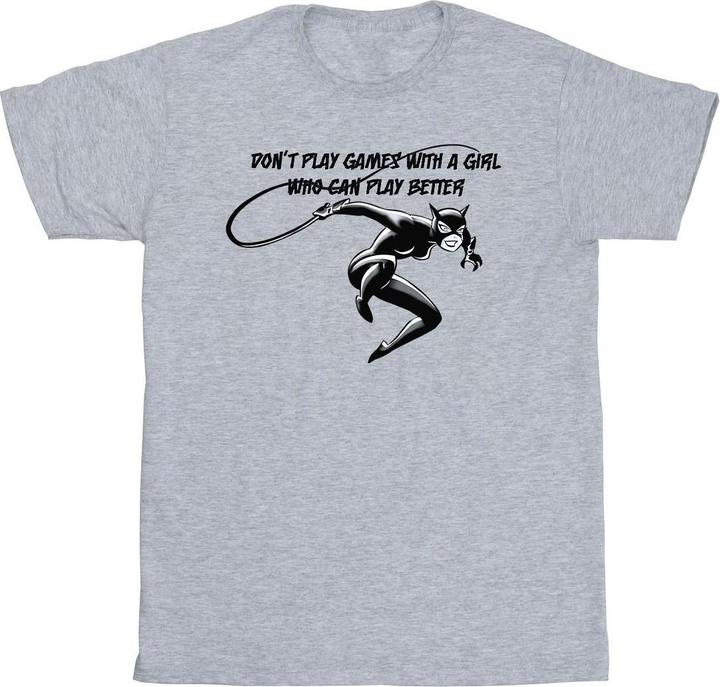 Catwoman Don't Play Games TShirt (3XL)