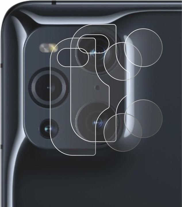 Actual product image BROTECT Screen Protector Clear (2 Piece, Oppo Find X3 Pro)