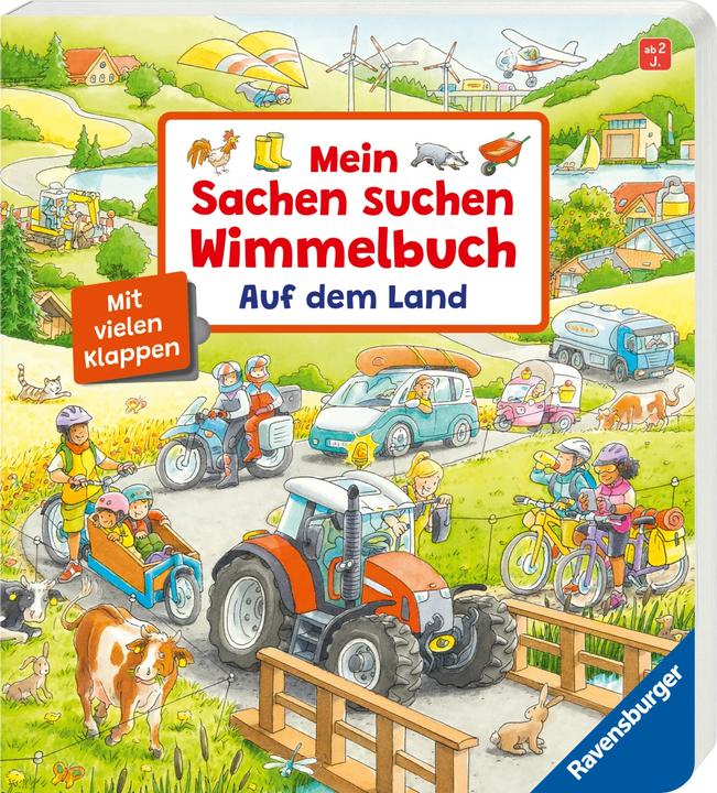 Actual product image Ravensburger Mein Sachen suchen Wimmelbuch: Auf dem Land (German, Susanne Gernhäuser, Peter Nieländer, 2024)