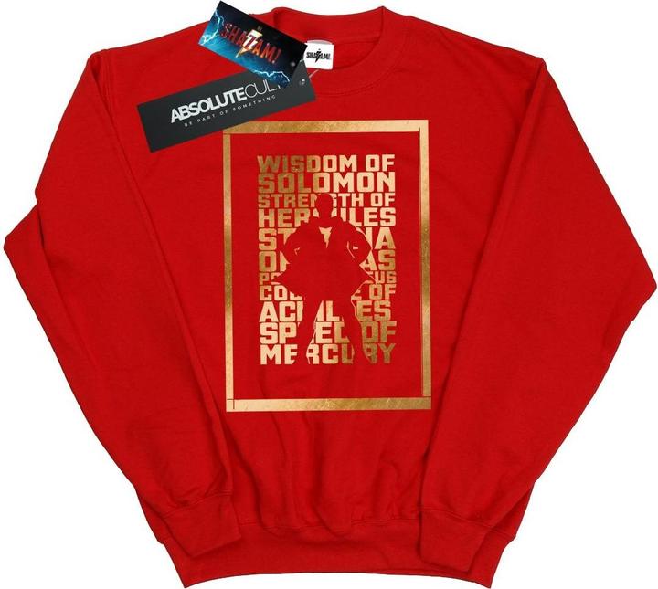 Image du produit - Sweat SHAZAM GOLD TEXT - Homme (L)