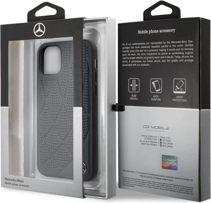 Produktbild Mercedes-Benz iPhone 11 Pro Quilted Genyine Leather (Apple iPhone 11 Pro)