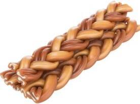 Image du produit Trixie Chewing Braid with Bull Pizzle, bulk, 25 cm, 58 g - (50 pk/ps) (50 pcs, 58 g)