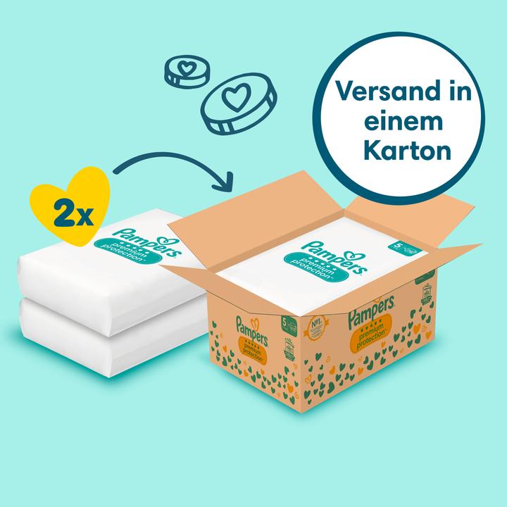 Actual product image Pampers Premium Protection (Size 5, Monthly box, 152 Piece)