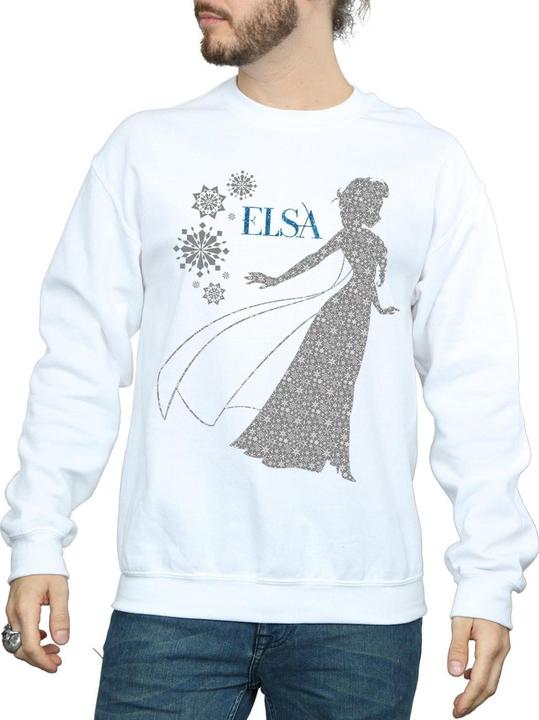 Immagine prodotto Disney Frozen Elsa Christmas Silhouette Felpa Uomo (XXL)