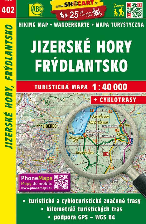 Produktbild Wanderkarte Tschechien Jizerske hory, Frydlantsko 1 : 40 00