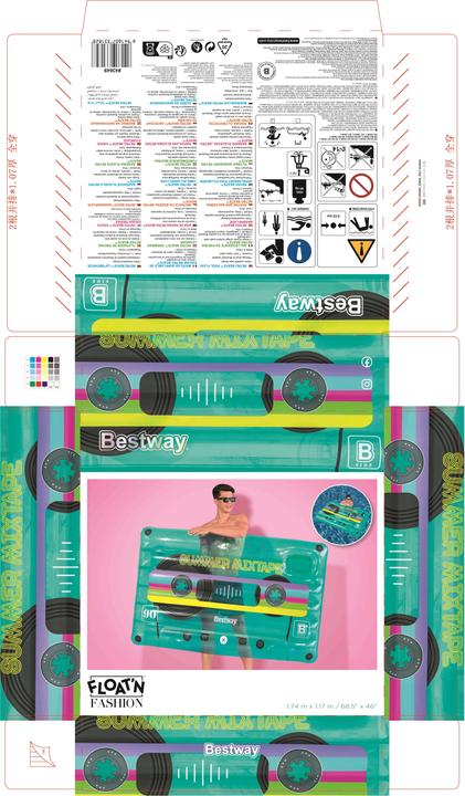 Actual product image Bestway Cassette Mattress 174cm