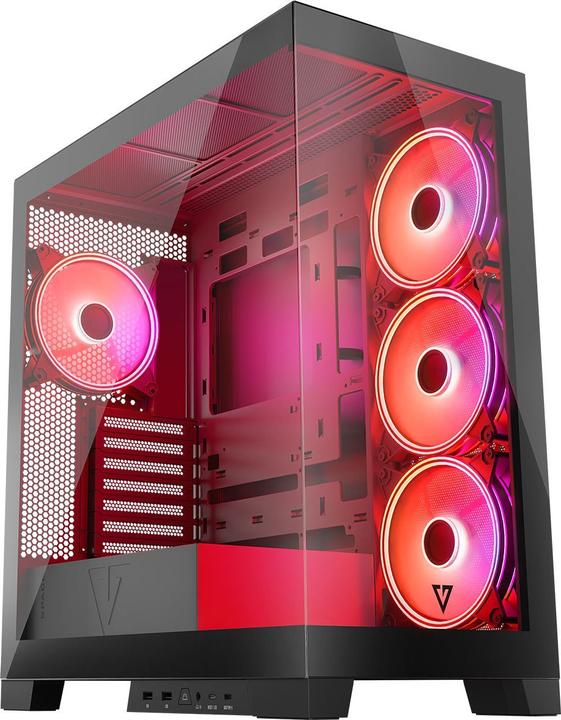 Produktbild Modecom Computergehäuse Volcano SPACE APEX ARGB MIDI USB 3.0 X 2 CYPE-C (mATX, Mini-ITX)