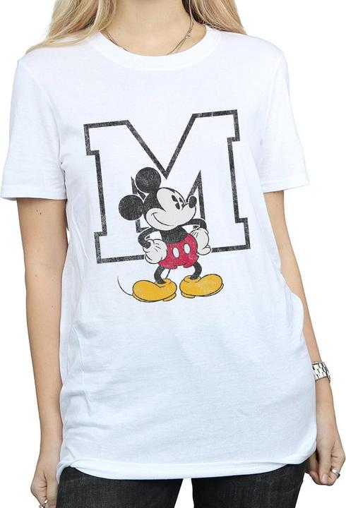 Immagine prodotto Disney Maglietta Boyfriend in cotone Mickey Mouse M Donna/Ladies (M)