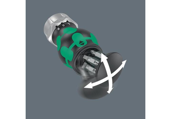 Actual product image Wera Kraftform Kompakt Stubby Magazin RA 4 (Phillips screwdriver, Inside square (Robertson), Slot)