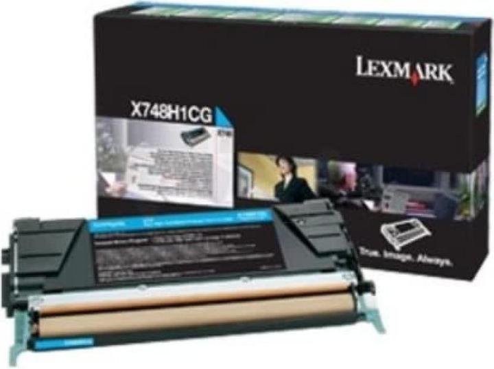 Produktbild Lexmark Toner cyan Orig.Nr. X748H3CG (C)