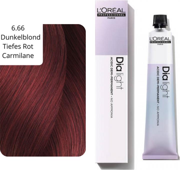 Image du produit L'Oréal Professionnel Lampe à diapositive (5,66 brun clair rouge profond,blond,rouge,brun)