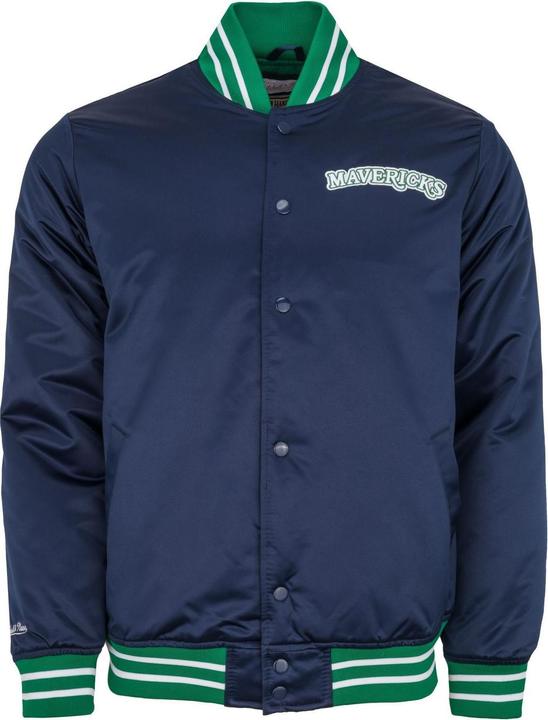 Mitchell & Ness NBA Dallas Mavericks Heavyweight Satin Jacke Herren (M)