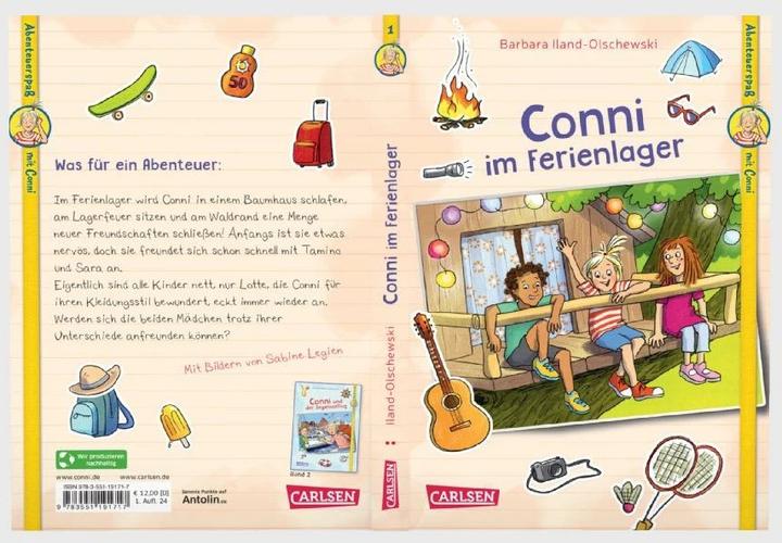 Produktbild Abenteuerspass mit Conni 1: Conni im Ferienlager (Deutsch, Sabine Legien, Barbara Iland-Olschewski, 2024)