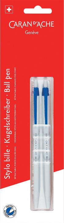 Image du produit Caran d'Ache 824 Kugelschreiber im Blister (Bleu, 2 x)