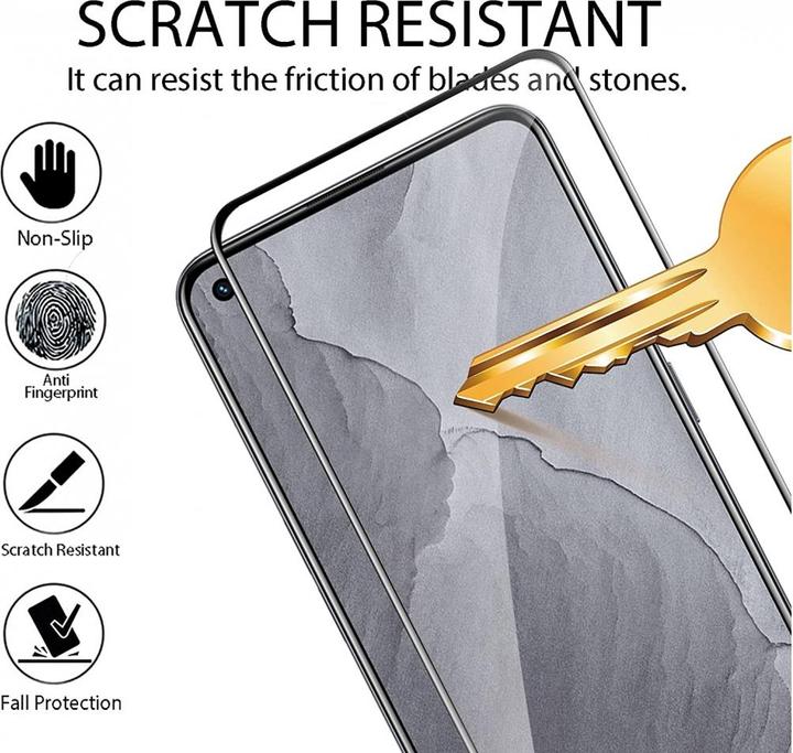 Actual product image Screenguard Realme GT Master Full Screen Protective Glass Film 2.5D 9H (1 Piece, Realme GT Master)