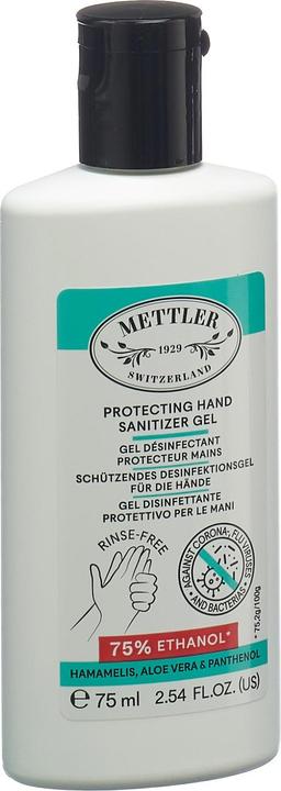 Mettler1929 Schützendes Desinfektionsgel für die Hände (75 ml)