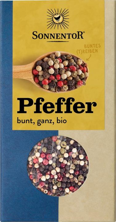 Actual product image Sonnentor Pepper coloured whole organic (50 g)