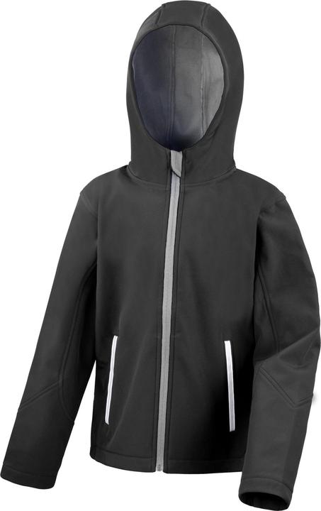 Actual product image Result Clothing Childrens/Kids TX Performance Hooded Soft Shell Jacket (128)