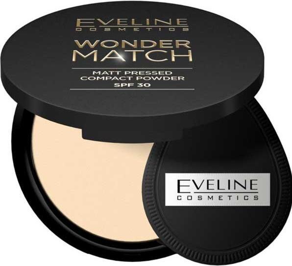 Eveline Wonder Match Matte Pressed Powder Spf30 01 8G (01 Light Beige)