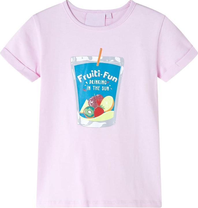 Produktbild VidaXL Kinder-T-Shirt Zartrosa 116,Material: 95 % Baumwolle. 5 (116)