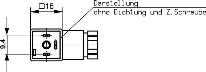 Produktbild Murr Elektronik Ventilstecker SVS Eco LED Schw