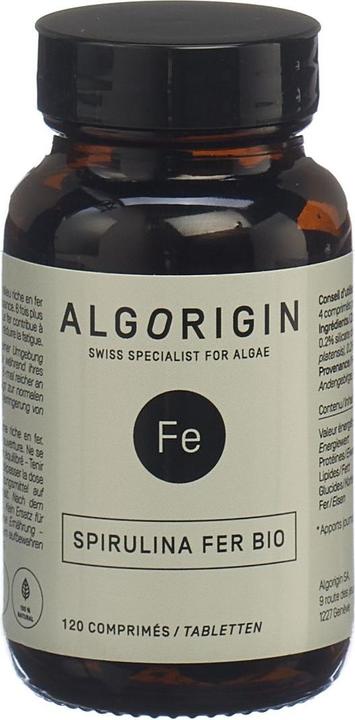 Produktbild Algorigin Eisen Spirulina (120 Stück, Tabletten, 60 g)