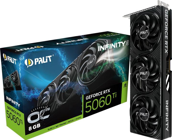 Immagine prodotto Palit VGA RTX5060TI 8GB Infinity 3 OC (8 GB)