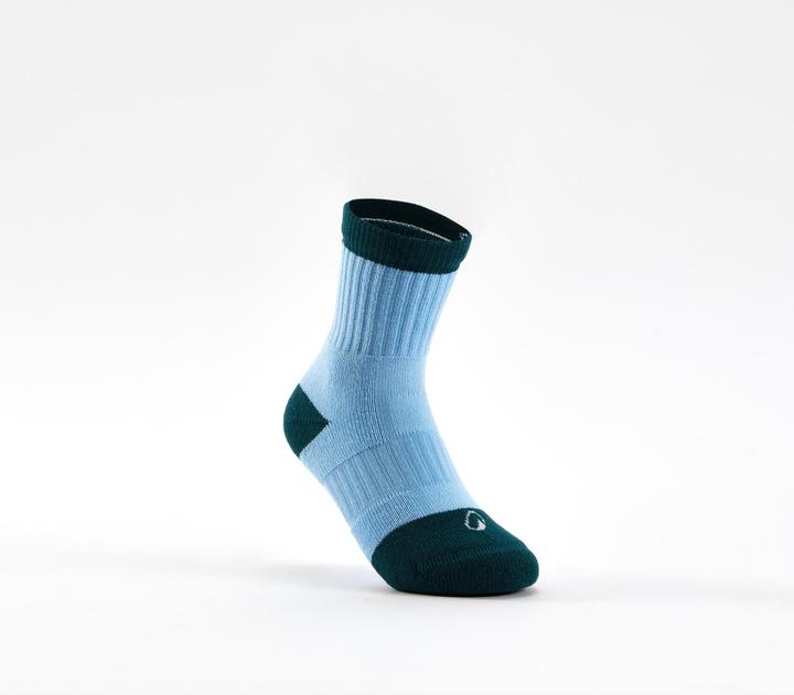 Produktbild Decathlon Kids' High Sports Socks RS 500 Tri-Pack - White/Blue (35, 38)