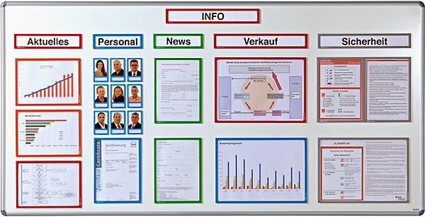 Produktbild eurokraft basic Magnetische Infotasche