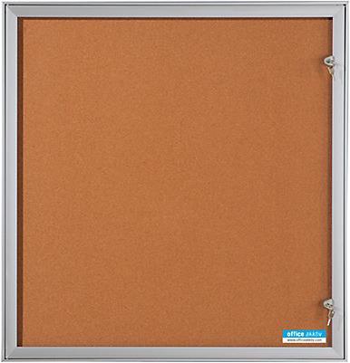 Produktbild eurokraft pro Schaukasten mit Flügeltür (Magnettafel, Pinnwand, 52.5 x 69.5 cm)