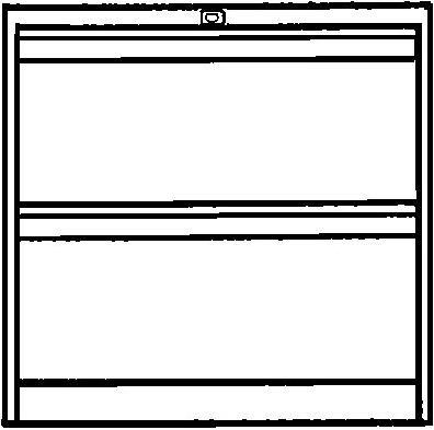 Actual product image Bisley Eco (80 x 62.5 x 71 cm)