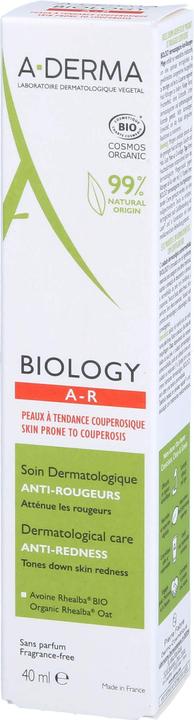 Actual product image A-Derma BIOLOGY cream anti-redness cream (40 ml, 24h cream)