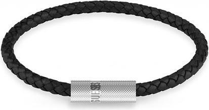 Immagine prodotto Guess Bracciale in pelle Blackjack JUXB03238JWSTBK - Lunghezza: 22 cm (22 cm)