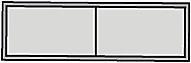 Actual product image Mauser Sliding door cabinet (160 x 42 x 50 cm)