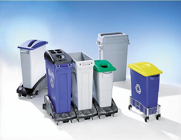 Actual product image Rubbermaid Plastic recyclable material collector (87 l)
