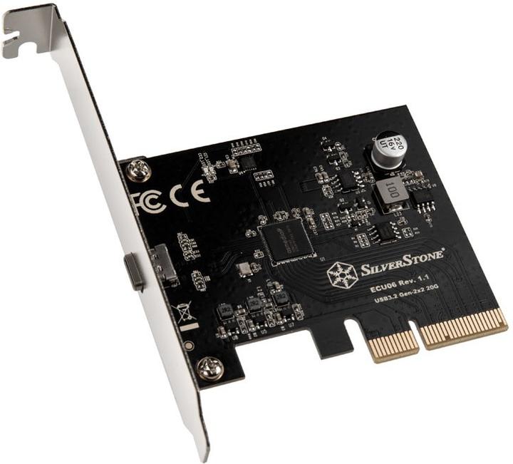 Actual product image Silverstone SST-ECU06 - SuperSpeed USB 20Gbps, PCI Express Gen3 x4 lanes, transfer rate up to 32GT/