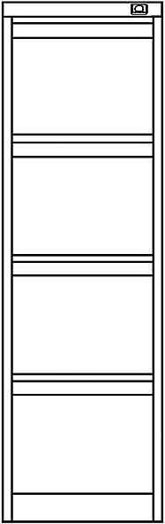 Produktbild Bisley Eco (41.5 x 62.5 x 132.5 cm)