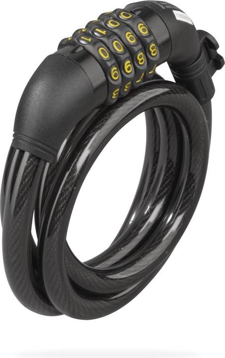 Actual product image Hama Fahrrad-Zahlenspiralschloss, 120 cm, Schwarz
