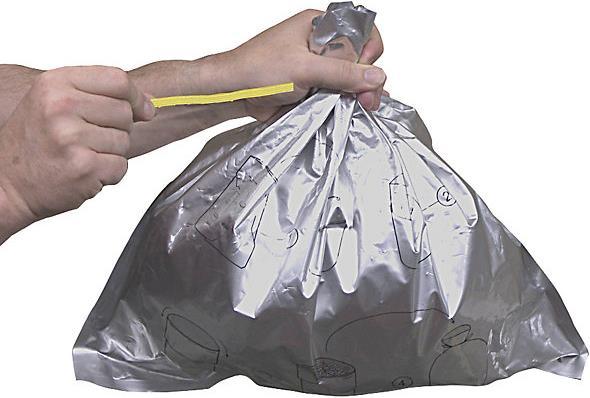 Immagine prodotto Justrite Sacchetti per rifiuti speciali in alluminio (50 x, 17 l)