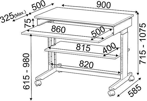 Actual product image Twinco Terminal table