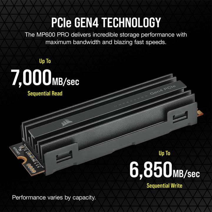 Immagine prodotto Corsair MP600 PRO (1000 GB, M.2 2280)
