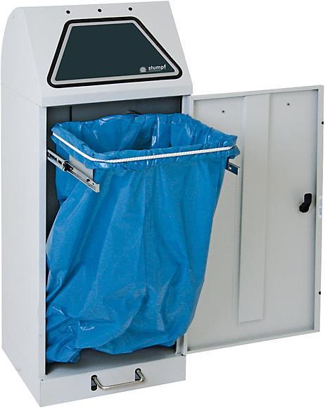 Actual product image kaiserkraft Recyclable waste collector system, foot-operated access flap (45 l)