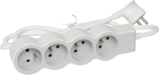 Produktbild NoName Multiprise 4 prises Legrand (Blanc)