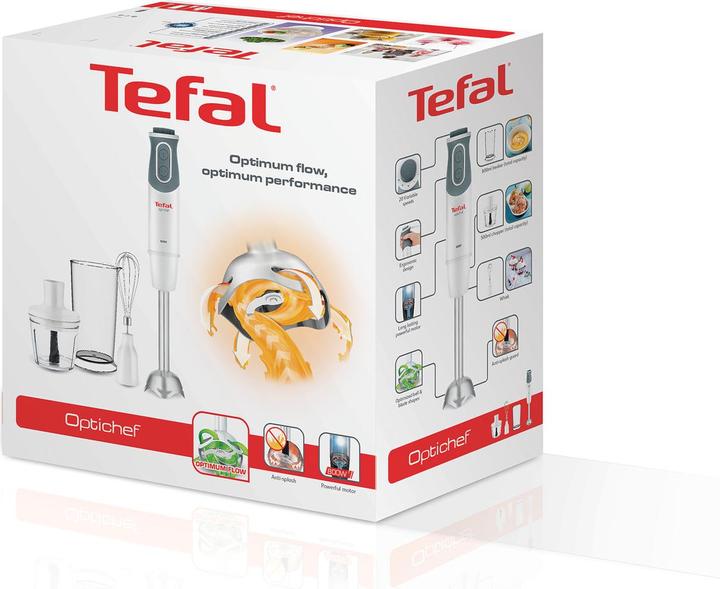 Image du produit Tefal HB643138 Blender, manuel, 800 W, blanc