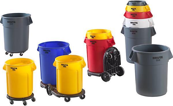 Image du produit Rubbermaid Conteneur universel, rond (121 l)