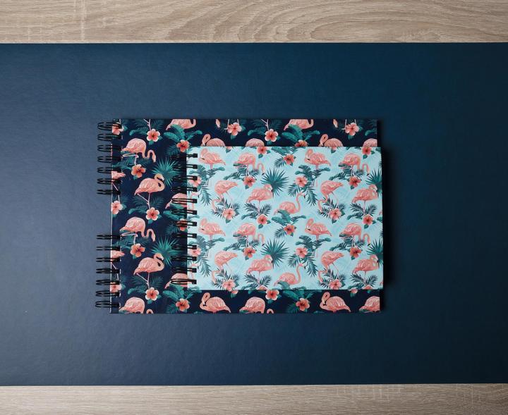 Produktbild Exacompta Spiralfotoalbum Erinnerung Flamingo (32 x 22 cm)