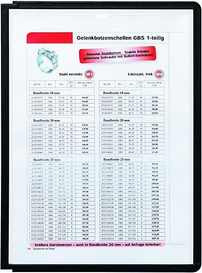 Produktbild Durable Klarsichttafel mit Profilrahmen