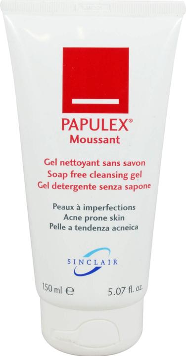 Image du produit Papulex Gel nettoyant pour peaux à tendance acnéique sans savon, 150 ml gel (Gel, 150 ml)