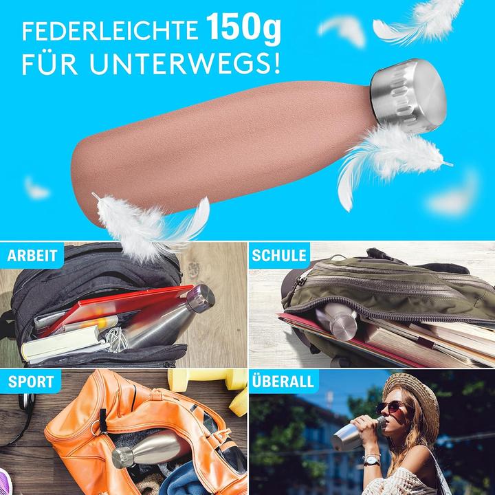 Image du produit Lichtenwerk Premium Edelstahl Trinkflasche, spülmaschinenfest