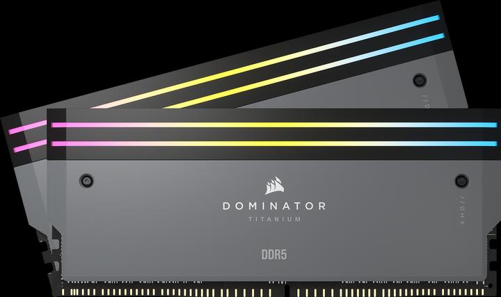 Produktbild Corsair DOMINATOR Titanium Light Enhancement Kit, 2-up config, Functional LEDs, Grey Heatsink, no DRAM ICs (RGB)
